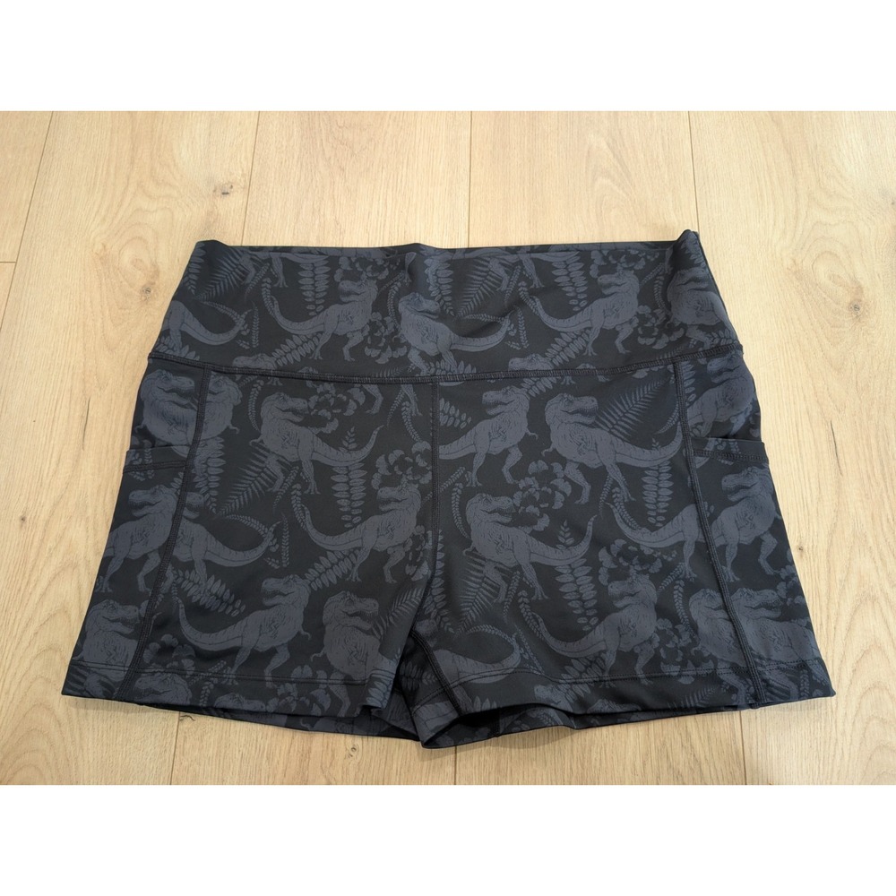 Constantly Varied Gear CVG Womens Black XXL 2.5" T-Flex Graphic Gym Shorts